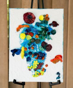 Blue Pond Texture Art