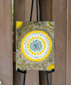 Alternative view of Yellow Texture Art