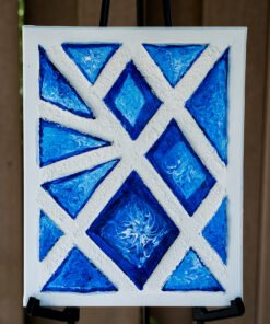 Blue design Texture Art