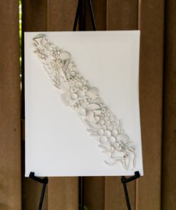 Alternative view of Beautiul White Texture Art